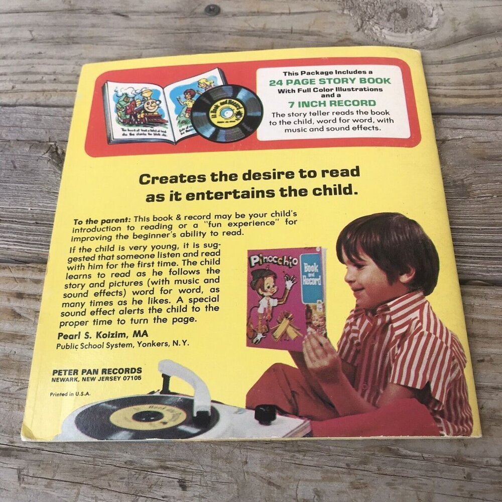 Vintage 1971 Peter Rabbit Book & Record 45 RPM - Picture 8 of 8